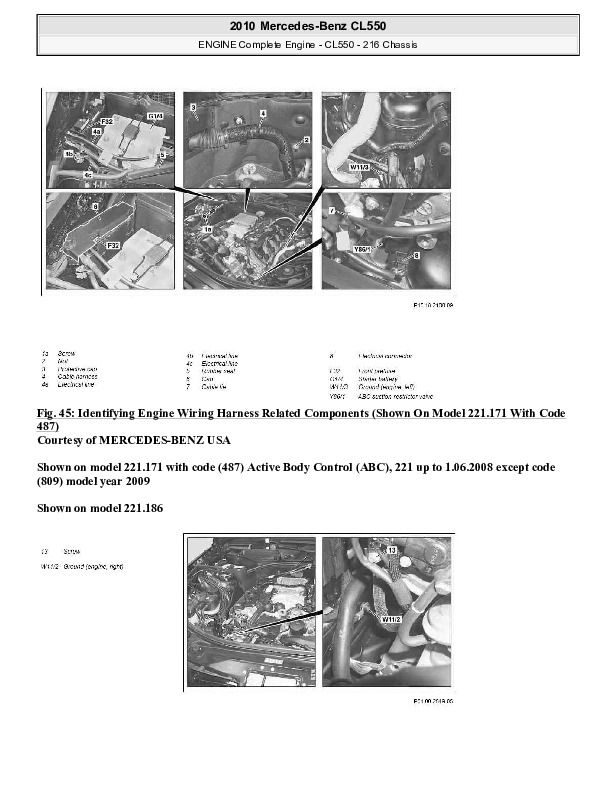 Mercedes-Benz CL-Class 取扱説明書 Mercedes-Benz CL550 2006-2014 Workshop Repair & Service Manual